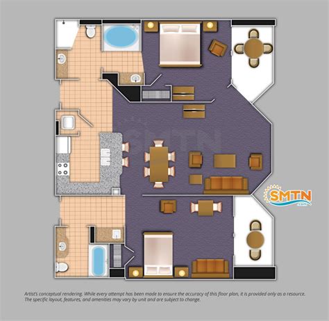 Marriott Aruba Surf Club 3 Bedroom Floor Plan Floorplansclick