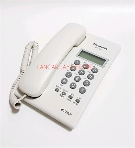 Jual Telepon Meja Kantor Panasonic Kx T7703 Putih Di Lapak Lancar Jaya