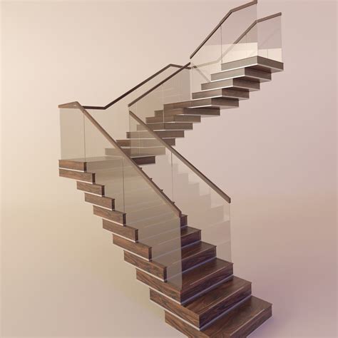 3d Model Stair 20 Free Download 3dziporg 3d Model Free Download