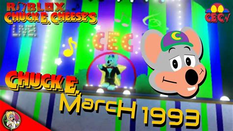 Roblox Chuck E Cheeses Live Stage Chuck E March 1993 Youtube