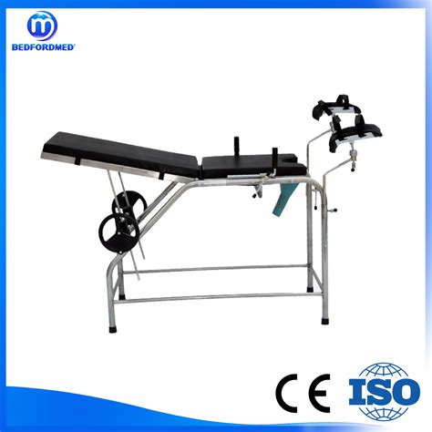 hospital manual gynecological examination bed ecoh50 china operating table and medical table