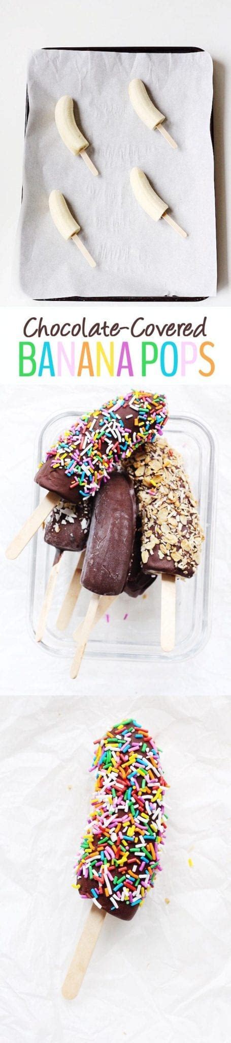 chocolate covered banana pops the healthy maven