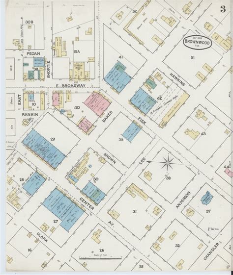 Filesanborn Fire Insurance Map From Brownwood Brown County Texas