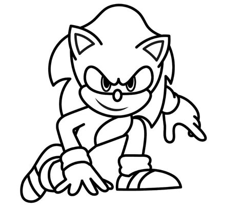 Sonic The Hedgehog Images To Color
