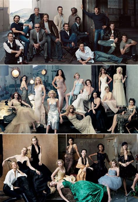 Annie Leibovitz Vanity Fair Group Shots Great Compositions But Ours Should Be Less Posed