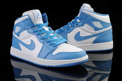 Air jordan 3 sport blue. Air Jordan 1 Retro Mid UNC White University Blue White ...