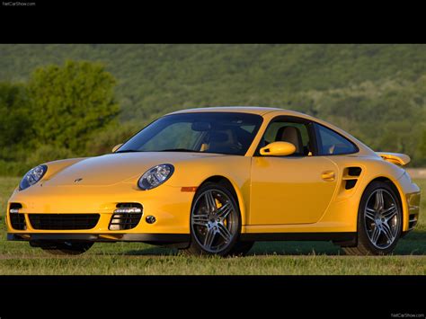2007 Yellow Porsche 911 Turbo Wallpapers