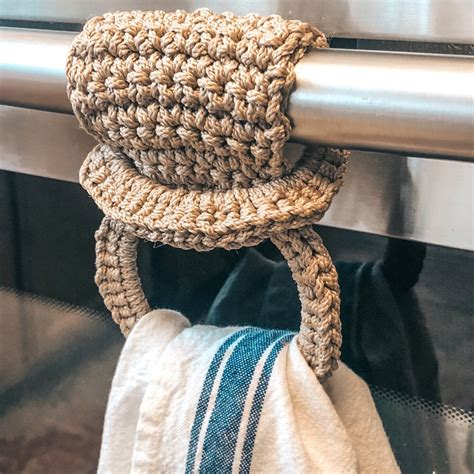 How to remove cactus needles? Herbal Tea Towel Ring | Crochet towel holders, Crochet ...