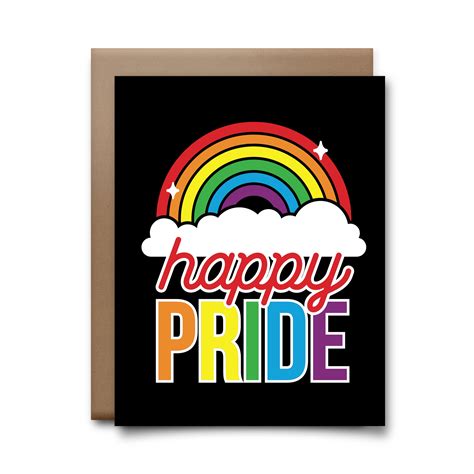 Happy Pride Greeting Card Choke Shirt Company