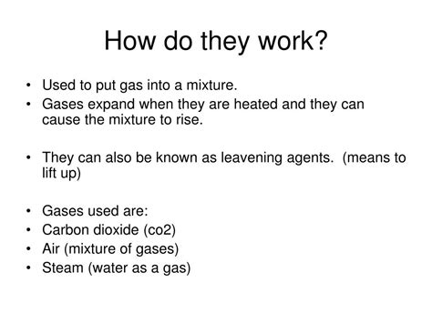 Ppt Raising Agents Powerpoint Presentation Free Download Id251392