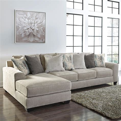 Benchcraft Ardsley Contemporary 2 Piece Sectional With Left Chaise