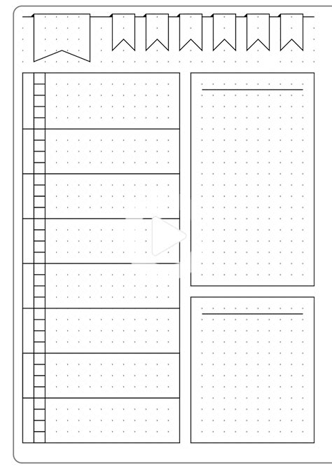 Simple Weekly Layout And Template Kate Louise Bullet Journal