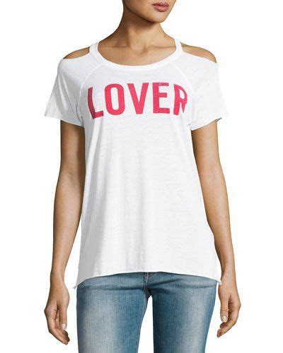 Chaser Lover Cold Shoulder Graphic Tee Chaser Cloth Tees