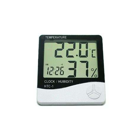 Digital Lcd Temperature Hygrometers Hygrometer Alarm Clock Weather
