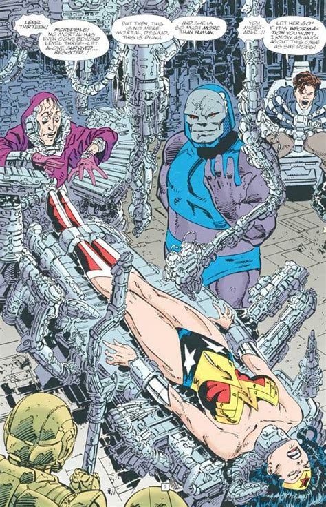 Darkseid And Desaad Torturing Wonder Woman Superhero Comics Art Dc Comics Art Comic Art