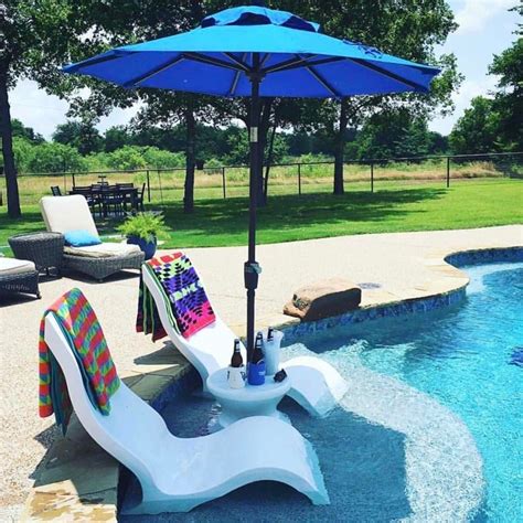 Dress up your deck with adirondack patio chairs or add a little movement to the seating arrangement with rocking patio chairs or a patio swing chair. Tanning Shelf Pool Chairs