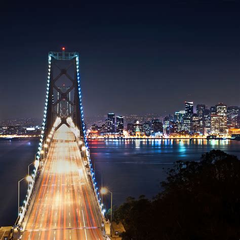 Oakland Bay Bridge Wallpaper 4k San Francisco Cityscape