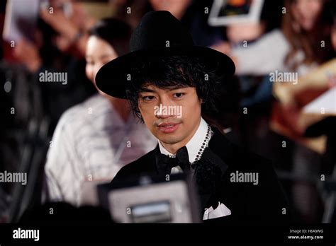 Tokyo Japan 25th Oct 2016 Actor Takumi Saitoh Attends The Opening