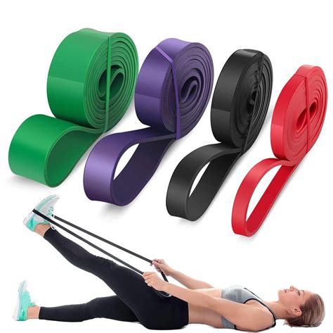 Sports Elastic Thick Stretch Resistance Band Pull Up Powerlifting Bands