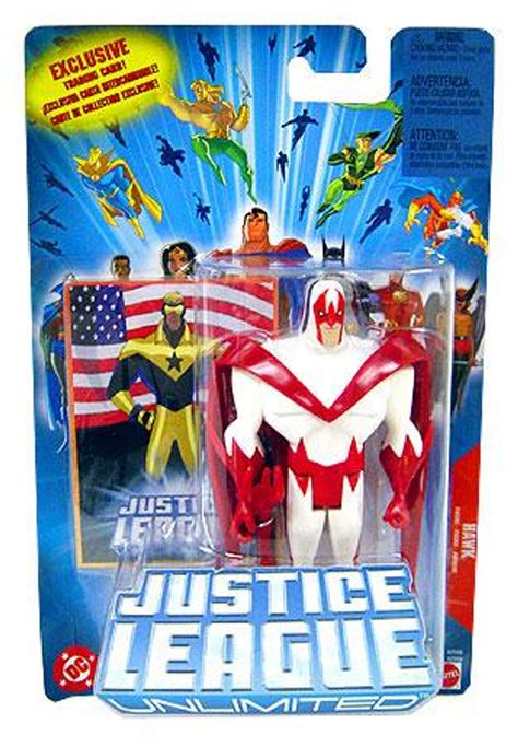 Justice League Unlimited Hawk Action Figure Mattel Toys Toywiz