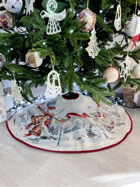 Christmas Tree Decorations Tapestry Christmas Tree Skirt New Year