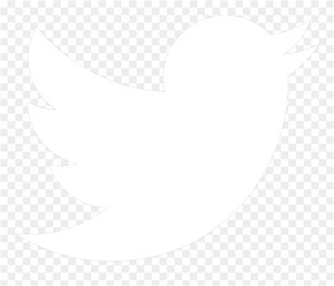 Download White Twitter Bird Transparent Background Clipart 911613