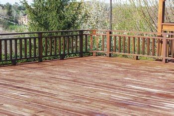 A simple clean design allows you to bolt the… U.S. Building Codes for Deck Railing | Home Guides | SF Gate