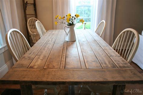 This table is an excellent design. Farmhouse Table Makeover - Nest of Bliss | Farmhouse table ...