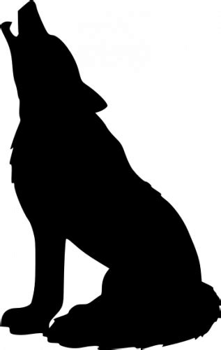 Unless you want a white or black wolf, of course Wolf silhouette vector image | Public domain vectors ...