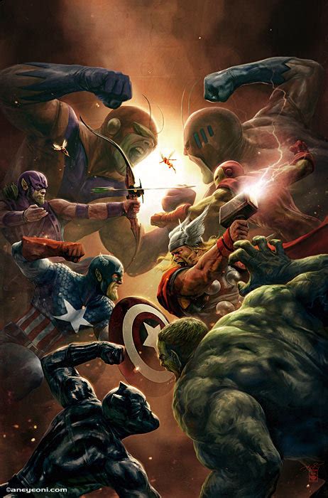 Marvels New Avengers 4 Comic Art Is A New Take On An Old