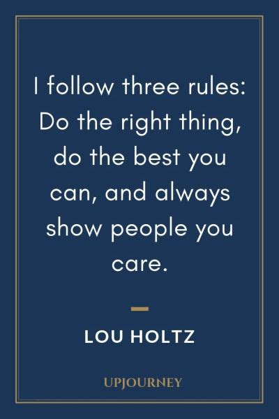 104 Best Lou Holtz Quotes On Life Coaching Teamwork Lou Holtz