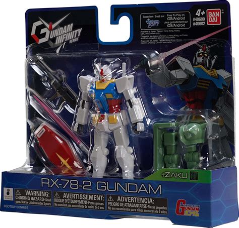 Buy Bandai America Gundam Infinity 45 Rx 78 2 Gundam Action Figure