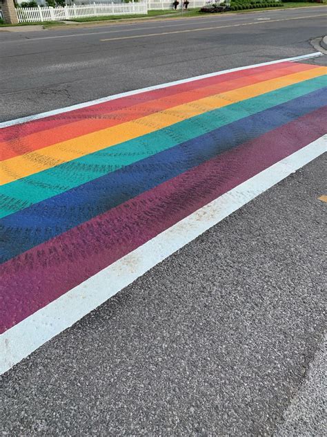 Notl S Rainbow Crosswalk Vandalized For A Second Time