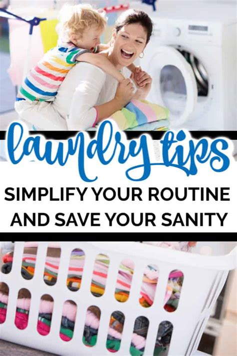 laundry tips to simplify your routine and save your sanity mommy moment
