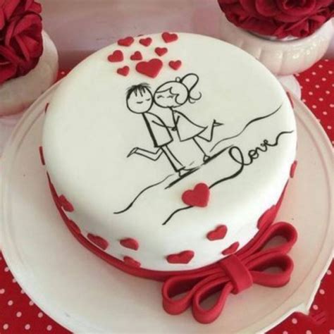 Send Romantic Love Couple Cake Online By Tjaipur In Rajasthan