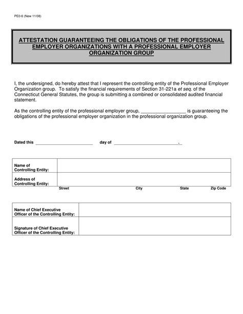 Form Peo 6 Fill Out Sign Online And Download Printable Pdf