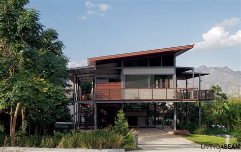 Modern Tropical House Living Asean Jhmrad 142550