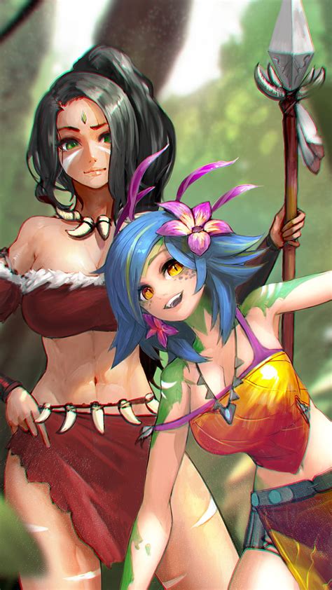 1920x1080px 1080p Free Download Chromatic Aberration Big Boobs League Of Legends Nidalee