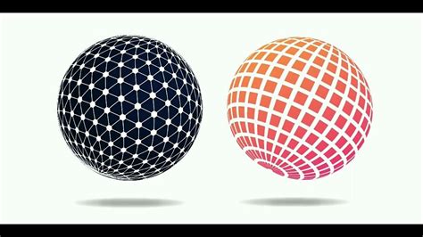 How To Make Easy 3d Spheres In Illustrator Youtube