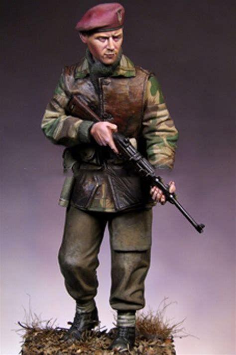 116 Scale 120mm Unpainted Resin Figure Wwii British Soldier In