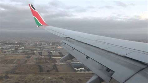 Kenya Airways B737 800 Youtube