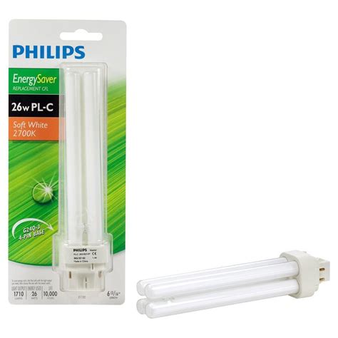 Philips 26 Watt G24q 3 Pl C 4 Pin Cfl Non Integrated Light Bulb Soft