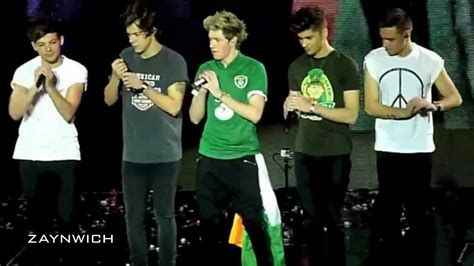One Direction Dancing Macarena Remix 2013 Tmh Tour Youtube