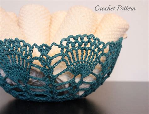 Crochet Pattern Crochet Doily Bowl Pattern Crochet Lace