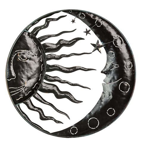 Celestial Sun And Moon Metal Wall Art Home Accents For The Home Wind And Weather