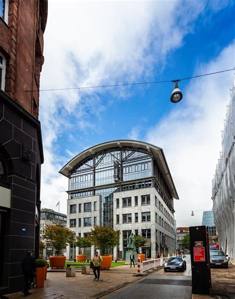 Modern Architecture In Neuer Wall Street In Hamburg Germany Editorial