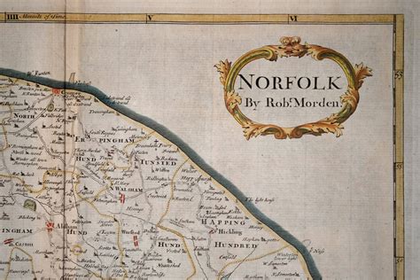 Norfolk Antique Maps Old Maps Of Norfolk Vintage Maps Of Norfolk Uk