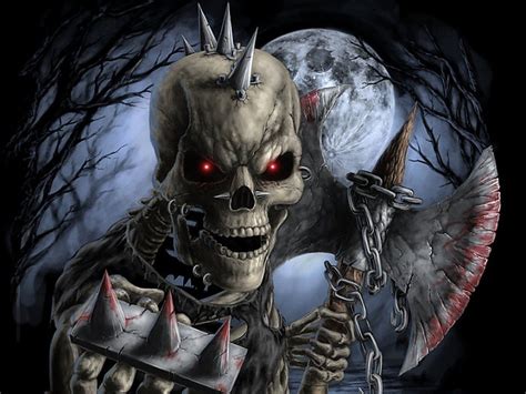 Skeleton Scary Skull