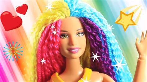 Barbie Hair 💇 Barbie Hairstyle Tutorial 😱 Barbie Hair Color