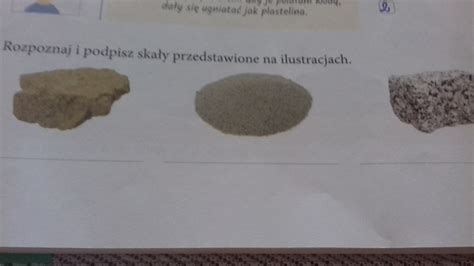 Rozpoznaj i podpisz skały przedstawione na ilustracjach. - Brainly.pl